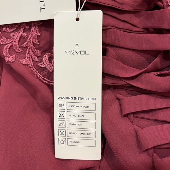 Miss Veil Formal Dress with Lace Up Back - Picture 12 of 14